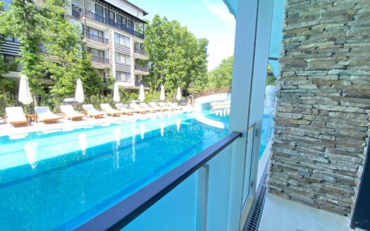 Green Paradise, Primorsko | 2-izbový apartmán s priamym vstupom a výhľadom na bazén